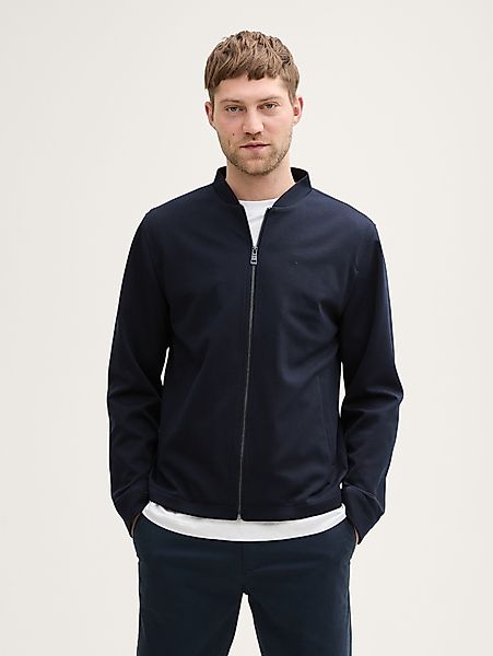 TOM TAILOR Sakko Piqué Blouson Jacke günstig online kaufen