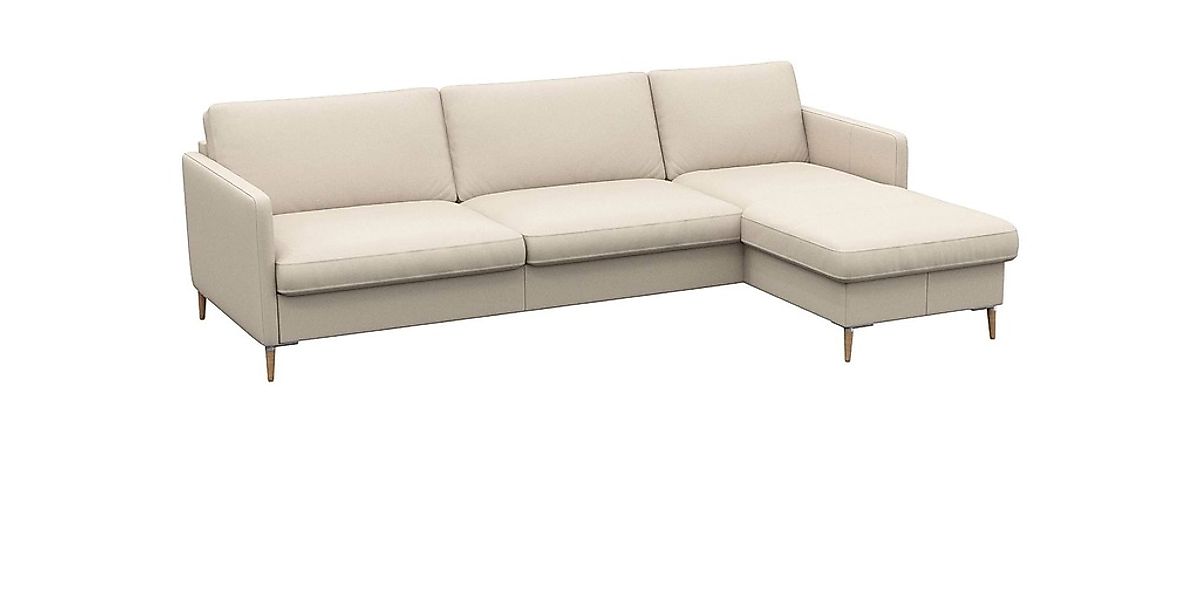 FLEXLUX Ecksofa "Fiore, super Sitzkomfort durch Kaltschaum im Sitz, L-Form" günstig online kaufen