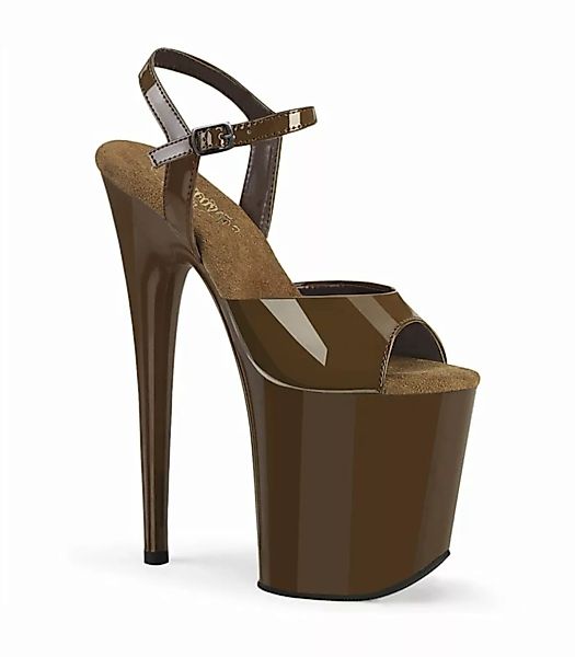 FLAMINGO-809 High Heels Sandalette - Braun | Pleaser  (Schuhgröße: EUR 35) günstig online kaufen