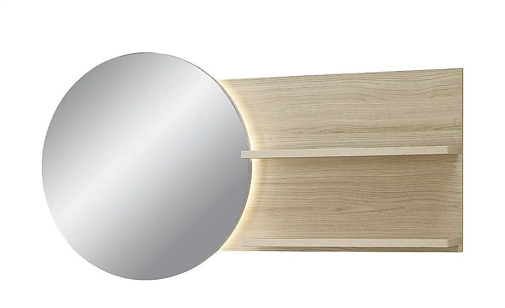 Spiegel  Pisa ¦ holzfarben ¦ Aluminium,Glas,Holzwerkstoff ¦ Maße (cm): B: 1 günstig online kaufen