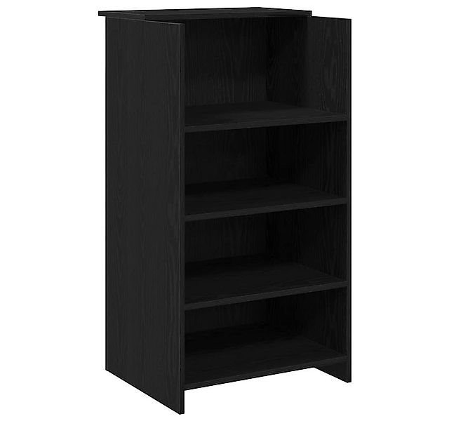 vidaXL Schreibtisch Empfangstheke Schwarz 55x50x103,5 cm Holzwerkstoff günstig online kaufen
