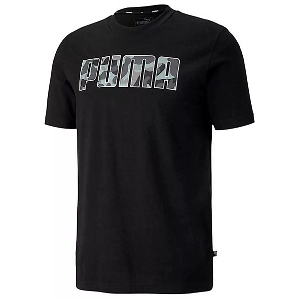 Puma Rebel Camo Fill Kurzarm T-shirt M Puma Black günstig online kaufen
