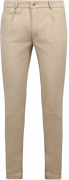 Suitable Chino Pico Pleat Flanel Sand - Größe 58 günstig online kaufen