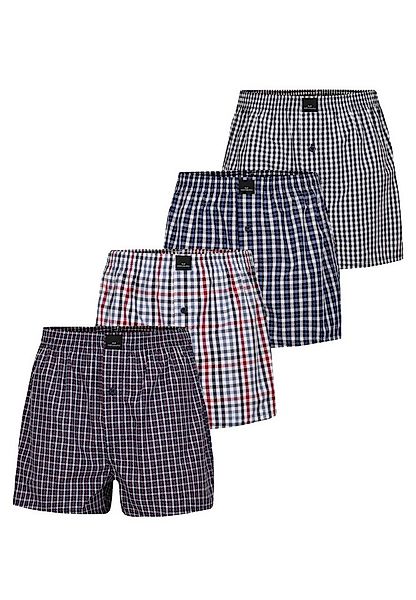 GÖTZBURG Boxershorts GÖTZBURG Herren Boxershort blau 4er Pack (4-St) günstig online kaufen