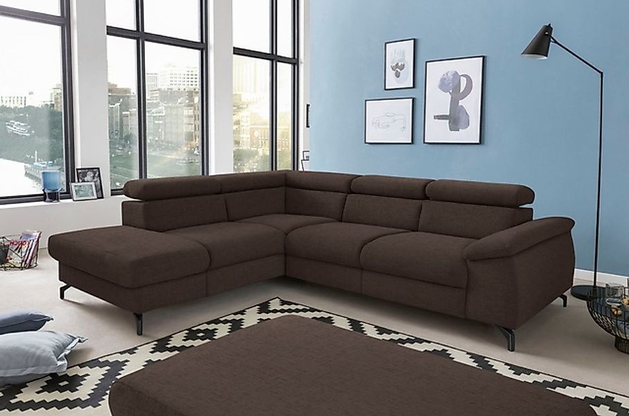 COTTA Polstergarnitur »Kitty L-Form, B: 249 bzw. 100 cm (Set: Ecksofa & Hoc günstig online kaufen