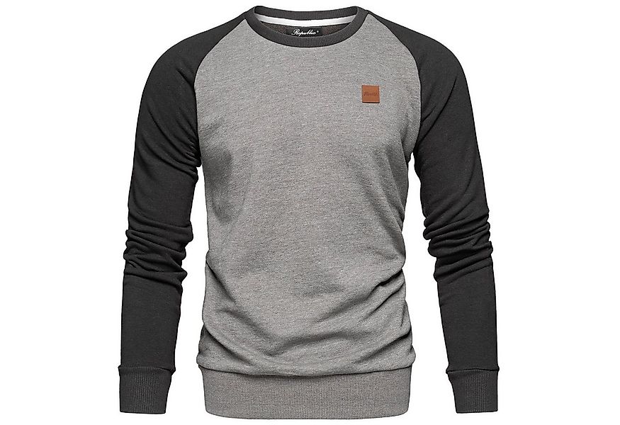REPUBLIX Sweatshirt ADAM Herren Pullover mit Rundhalsausschnitt & Raglan-Är günstig online kaufen