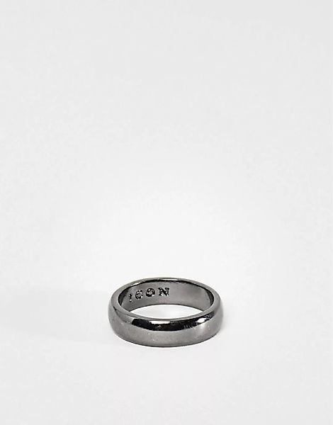 Icon Brand – Ring in Stahlgrau-Silber günstig online kaufen