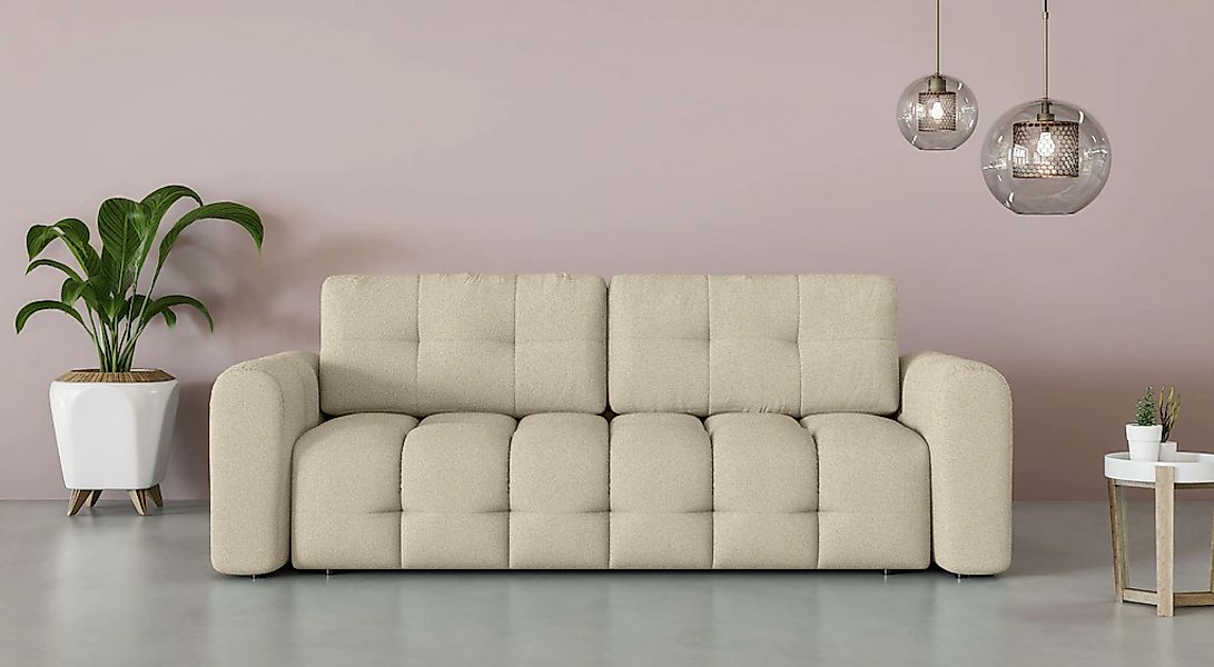 OTTO home 3-Sitzer "Manilla, wahlweise mit Bettfunktion, B/T/H 265/117/91 c günstig online kaufen