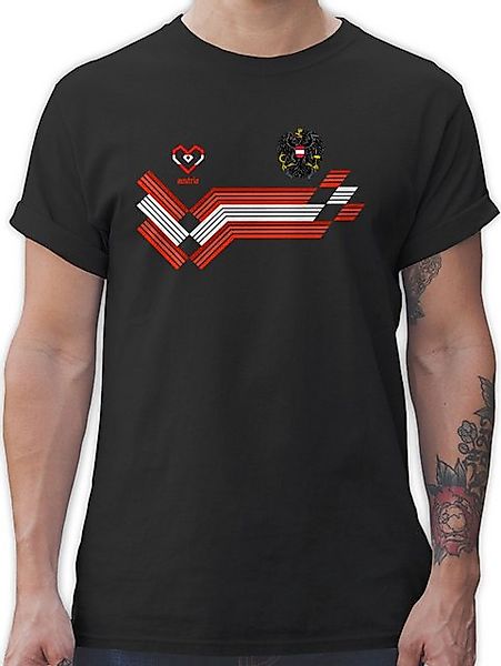 Shirtracer T-Shirt Austria Fanartikel EM, Österreich Wappen 2024 Fussball E günstig online kaufen