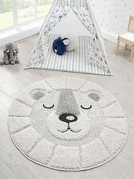 the carpet Teppich "Lou" rund 20 mm Höhe Kinderzimmer Teppich strapazierfäh günstig online kaufen