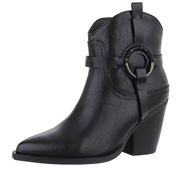 Ital-Design Damen Cowboyboots Western Westernstiefelette (88577606) Blockab günstig online kaufen