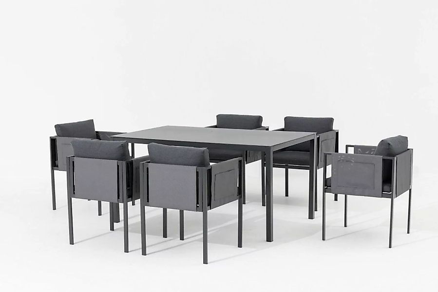 Primaster Garten-Essgruppe Primaster Garten-Essgruppe Ascona Stahl günstig online kaufen