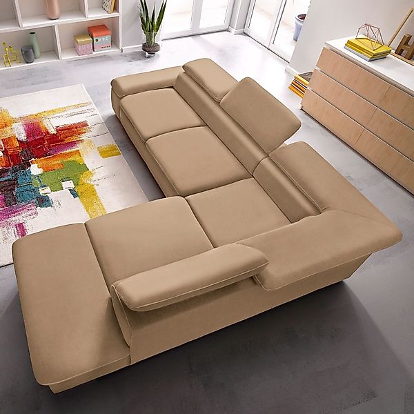 sit&more Ecksofa "Alcatraz L-Form" wahlweise mit Bettfunktion günstig online kaufen
