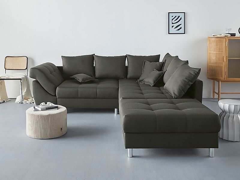 COLLECTION AB Ecksofa "(Spar-Set) Innsbruck L-Form und Hocker", (Spar-Set), günstig online kaufen