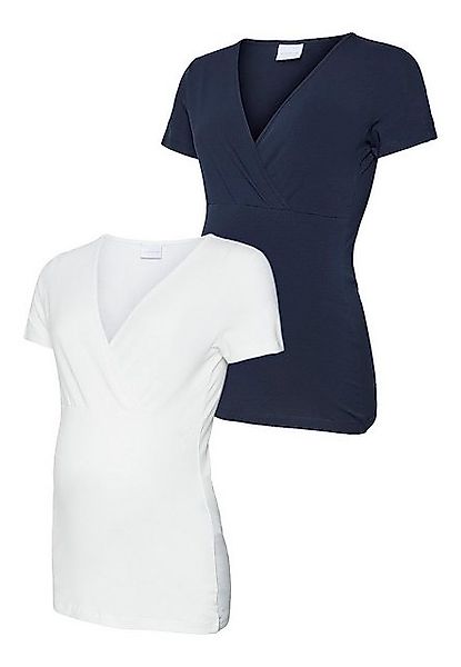 Mamalicious Umstandsshirt (2-tlg) MLKATE TESS SS TOP 2-P 2F. A. NOOS günstig online kaufen