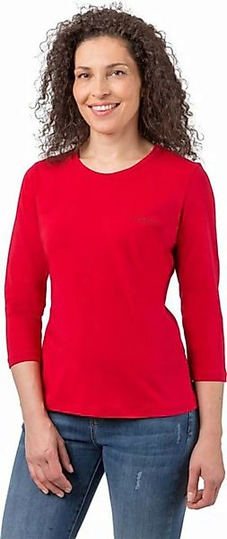 Estefania for woman 3/4-Arm-Shirt 186-1148 Basic-Shirt mit kleinem Strassbe günstig online kaufen