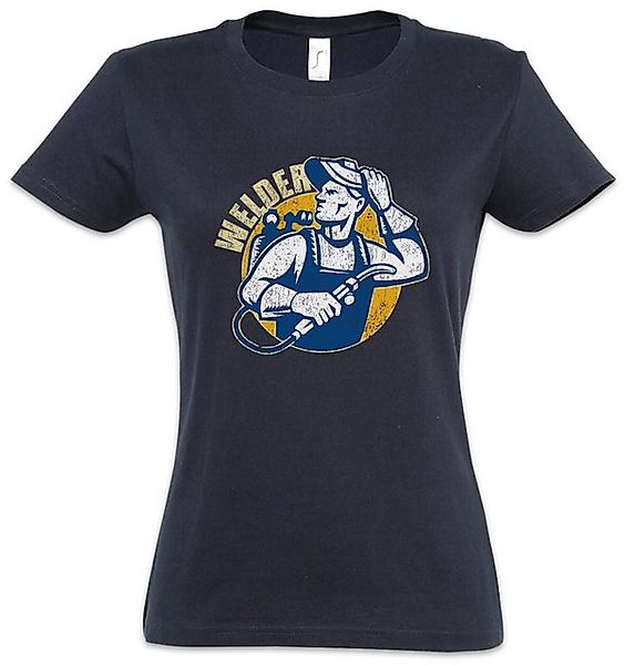 Urban Backwoods Print-Shirt Welder III Damen T-Shirt Welding Schweißer Schw günstig online kaufen