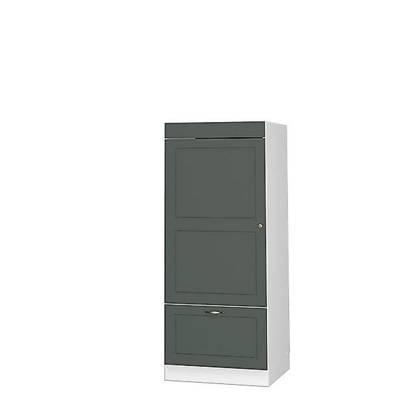 Vicco Mikrowellenschrank Fame-Line Küchenregal für die Mikrowelle Grün-Gold günstig online kaufen