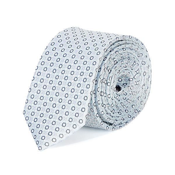 Pfundskerl Extralange Seidenkrawatte mit Webmuster Farbe hellblau Größe: On günstig online kaufen