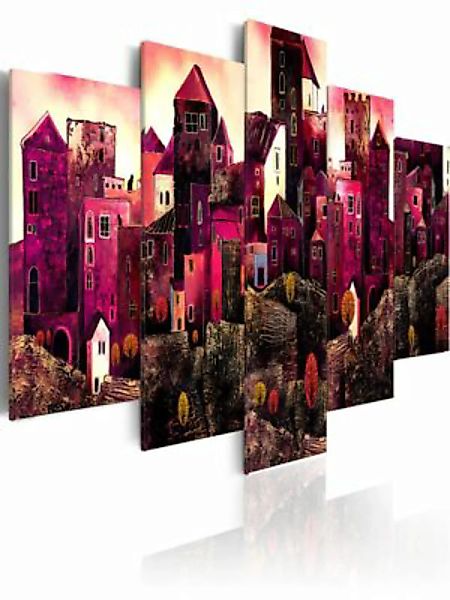 artgeist Wandbild Stadt der Träume mehrfarbig Gr. 200 x 100 günstig online kaufen