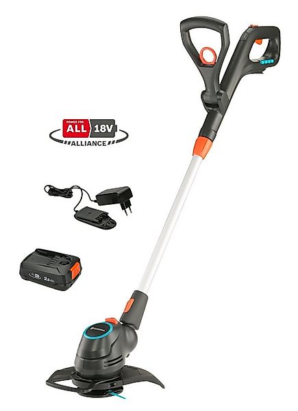 GARDENA Akku-Rasentrimmer ComfortCut 23/18V P4A Ready-To-Use Set, 23 cm Arb günstig online kaufen