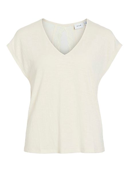 Vila T-Shirt Legere mit Spitzen Details günstig online kaufen