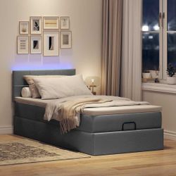 vidaXL Bett Ottomane Bett mit Matratze günstig online kaufen