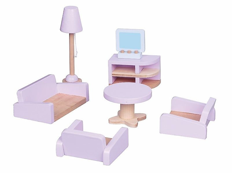 Lelin Puppenhausmöbel 50122 Holz - Puppenmöbel / Puppenhausmöbel / Wohnzimm günstig online kaufen