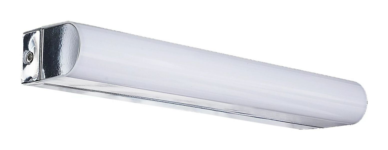 LED Wandleuchte Chromfarben Weiß 10W Metall Kunststoff Matt günstig online kaufen