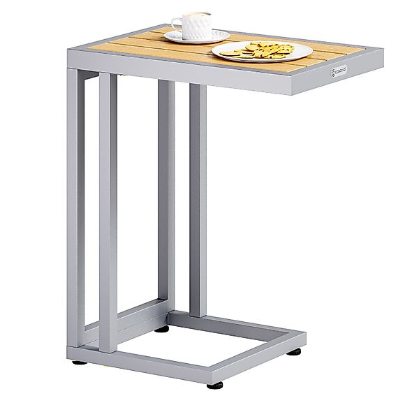 Beistelltisch Natur WPC 65,5x50x40cm günstig online kaufen