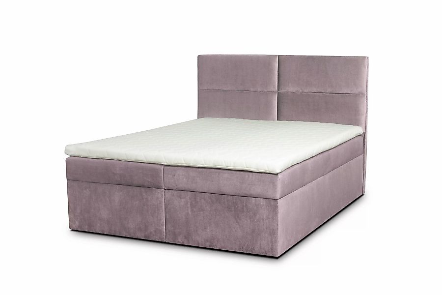 ROPEZ | Boxspringbett Rio mit Stauraum Samt 200 x 200 cm günstig online kaufen