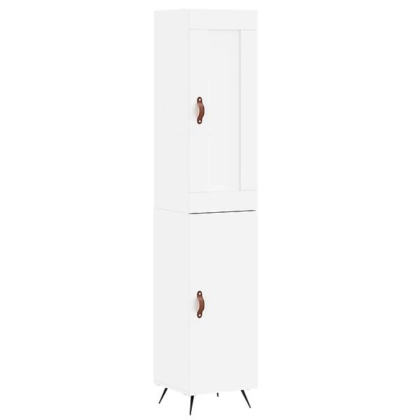 vidaXL Highboard Weiß 34,5x34x180 cm Holzwerkstoff 3200105 günstig online kaufen