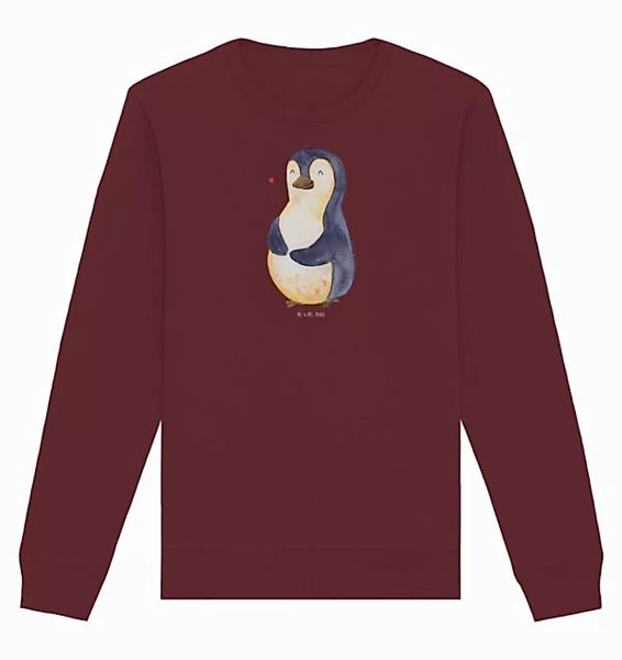 Mr. & Mrs. Panda Longpullover Pinguin Diät Größe L - Burgundy - Geschenk, k günstig online kaufen