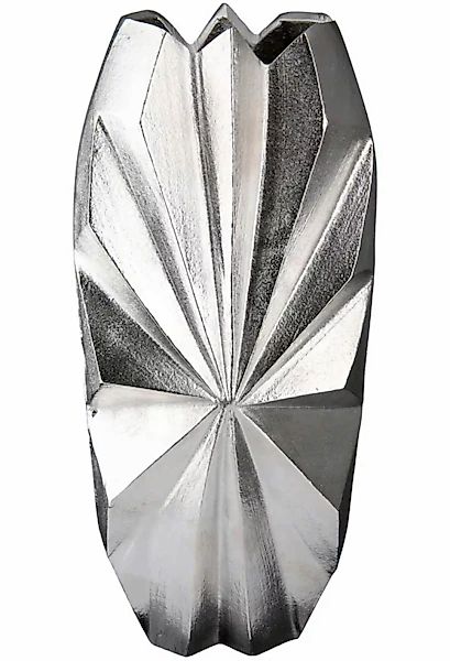 GILDE Dekovase "Vase Rayons, aus Aluminium", (1 St.), mit Filzgleitern günstig online kaufen