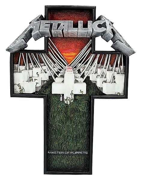 Figuren Shop GmbH Wanddekoobjekt Wandrelief Metallica günstig online kaufen