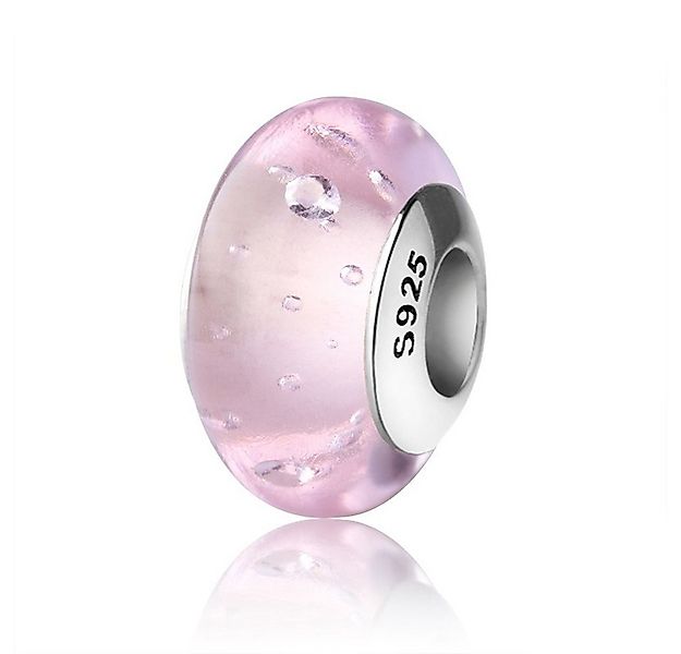 PANDACHARMS Bead Rosa Luftblasen Glas Charm für Charm Armband, Hülse aus 92 günstig online kaufen