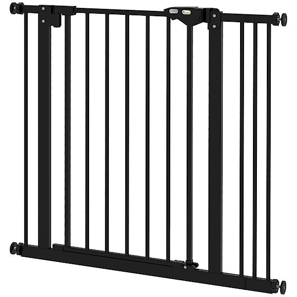 PawHut Türschutzgitter Hunde, Absperrgitter, 74-87 cm, Treppenschutzgitter günstig online kaufen