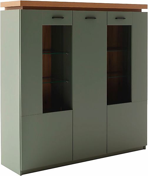 MCA furniture Highboard "MONIZ Highboard" 1 Stk. tlg. Hochkommode,Kommode,E günstig online kaufen