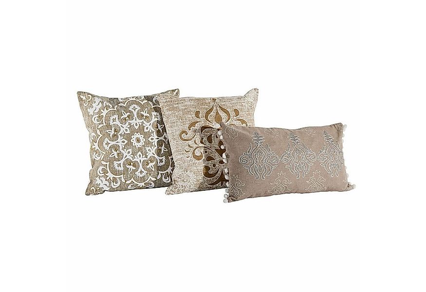 Mirabeau Kissenhülle Kissenhülle 3er Set Emelin creme günstig online kaufen