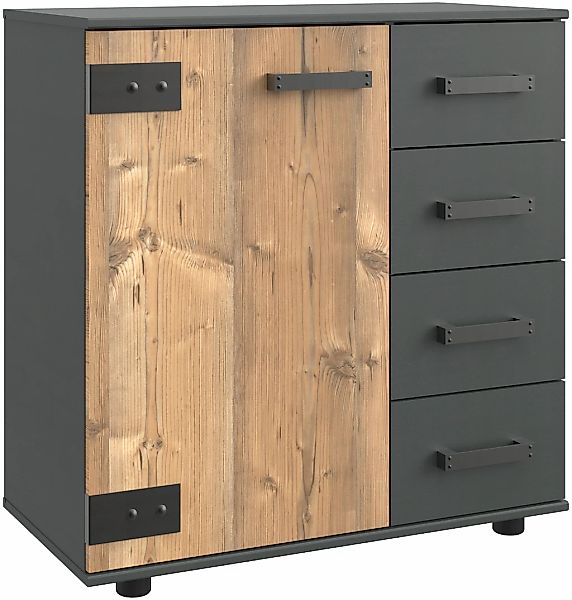 Wimex Kombikommode "Stockholm, Schrank Made in Germany", rustikale Optik In günstig online kaufen