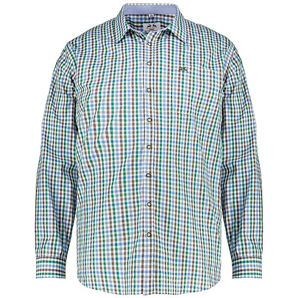 Maddox Kariertes Trachtenhemd Farbe blau/grün Größe: 7XL günstig online kaufen