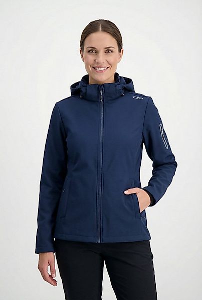 CMP Softshelljacke WOMAN JACKET ZIP HOOD (1-St) sportlicher Stil, wärmend, günstig online kaufen
