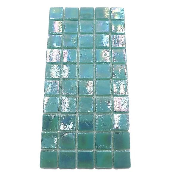 Armena Mosaikfliesen 1.5x1.5cm glänzend Glasmosaik auf netz 5x10 Stück, Tür günstig online kaufen