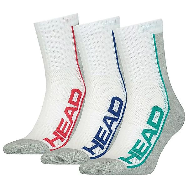 Head Performance Short Crew Socken 3 Paare EU 35-38 Grey Melange günstig online kaufen
