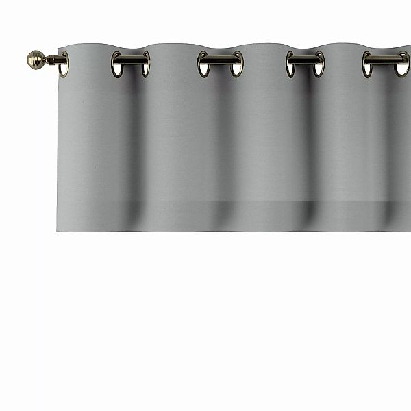 Kurzgardine mit Ösen, grau, 130 x 40 cm, Loneta (133-24) günstig online kaufen