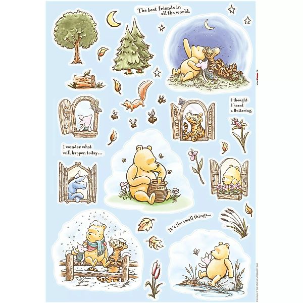 Komar Deko-Sticker Winnie Pooh Adventure 50 x 70 cm günstig online kaufen