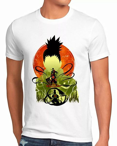 style3 Print-Shirt Herren T-Shirt Hidan vs Shikamaru kakashi sasuke shikama günstig online kaufen