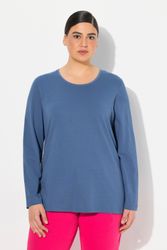 Ulla Popken T-Shirt Shirt Slim Rundhalsausschnitt günstig online kaufen