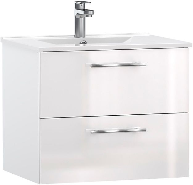 welltime Waschtisch Athen Badezimmerschrank mit Softclose Funktion WC Bad 6 günstig online kaufen
