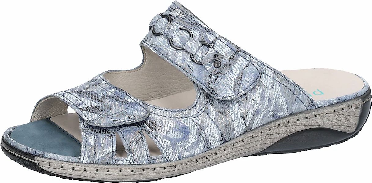 Waldläufer Pantolette "GARDA", Sommerschuh, Klettschuh, Hausschuh in Bequem günstig online kaufen